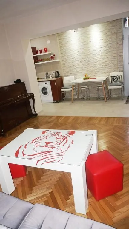 White tiger in  center Tbilisi — ფოტო 16